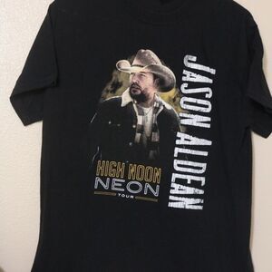 Jason Aldean High Noon Neon Tour Shirt Medium